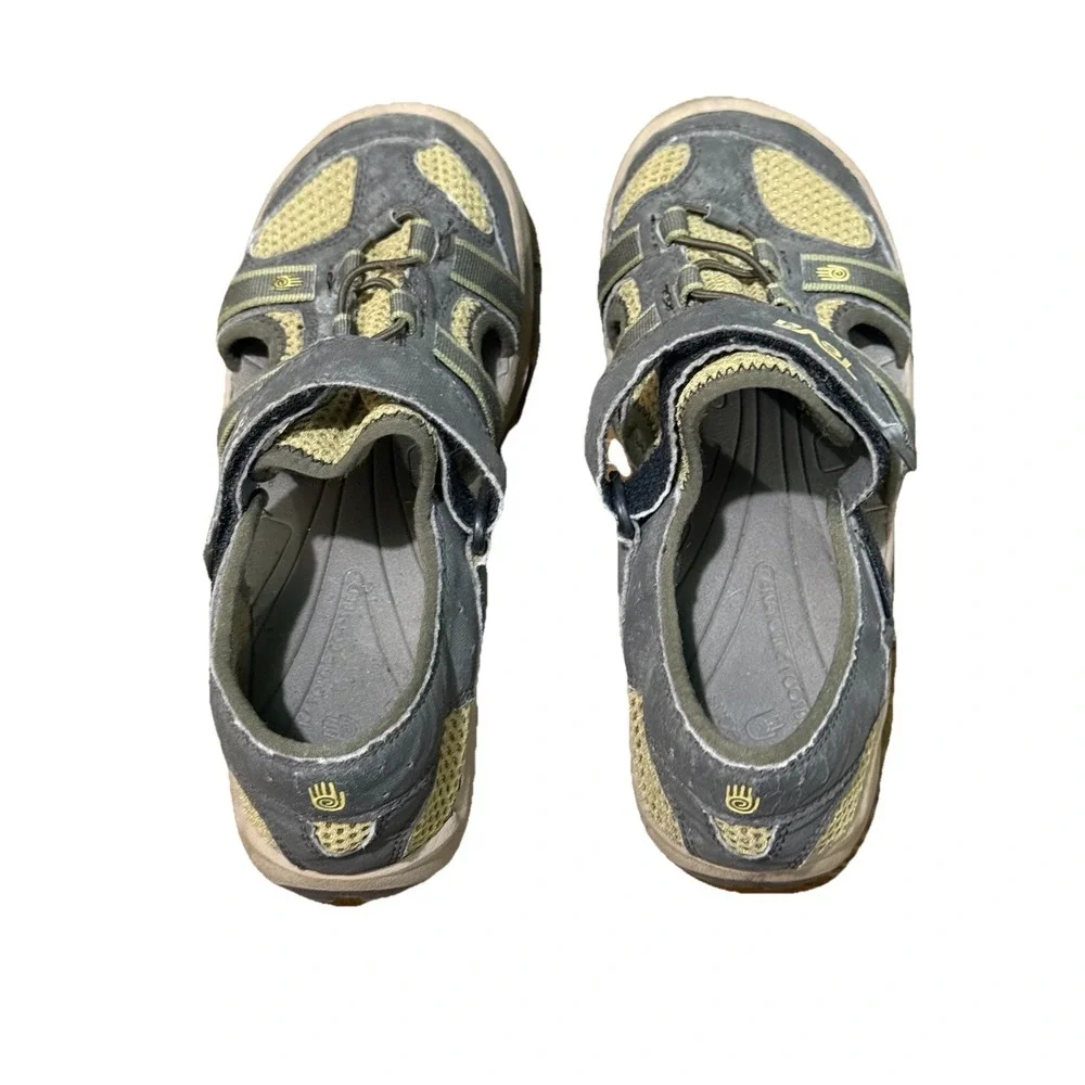 Teva Women's Omnium‎ Water Sandals Hybrid Hiking Green/Slate Size 5 EUC